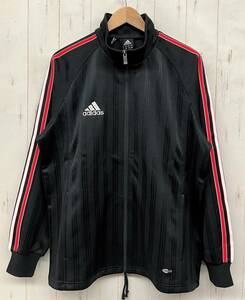 未使用品 ＊ADIDAS アディダス ＊速乾生地 ストライプ LIMA 365 ＊トラックトップ ジャケット ジャージ ＊M size ブラック レッド スポーツ