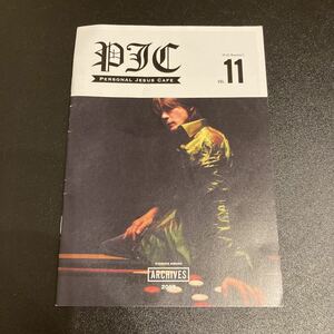 新品同様 貴重 氷室京介 PJC Personal jesus cafe Booklet 冊子 ブックレット VOL.11