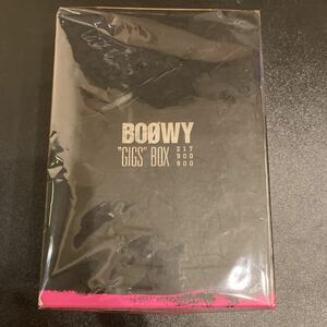 BOOWY BOΦWY *GIGS~BOX совершенно производство ограничение DVD Himuro Kyosuke Hotei Tomoyasu 