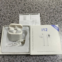 i12 最新型 Bluetoothイヤホン ワイヤレスイヤフォン 白 ホワイト_画像6