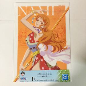 新品未開封★一番くじ ワンピース EX 魂豪示像 ONE PIECE GIRL'S COLLECTION 覇ノ煌F賞 ビジュアルシートコレクション　ナミ　nami