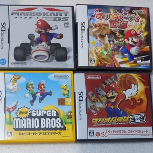 DSソフト マリオシリーズのゲーム4本セット販売