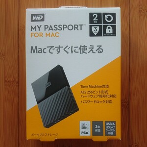 WD ポータブルHDD 2TB WDBLPG0020BBK-JESE
