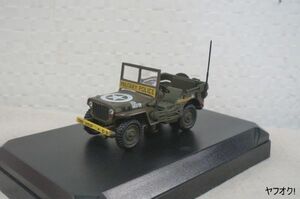 JEEP WILLYS MILITARY POLICE 1/43 ミニカー ジープ