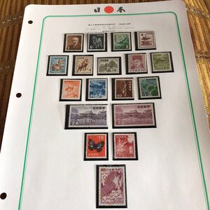 カタログ価格41,050円!第2次動植物国宝図案切手全ての種類を収納!専用タトゥー1952〜1959年に発行 出し入れ自由!