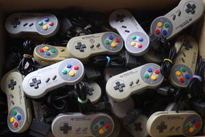 スーパーファミコンコントローラージャンクB 大量 まとめて20個セット 任天堂純正 動作未確認のためジャンク品