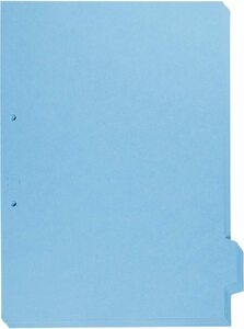 青 キングジム カラーインデックス5山(単色) 青 A4S 907T20アオ
