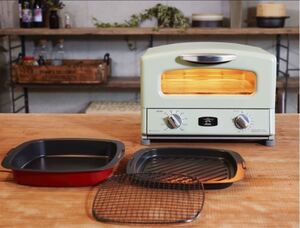新品未使用 アラジン グラファイトグリル&トースター 4枚焼き グリーン