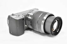 SONY ソニー NEX-5 ミラーレス一眼レフカメラ ボディ + E 18-55mm F3.5-5.6 OSS SEL1855 レンズ (t1429)_画像5