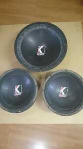 KICKER ウーハー 15C 12C×2 ウーハー 3個セット