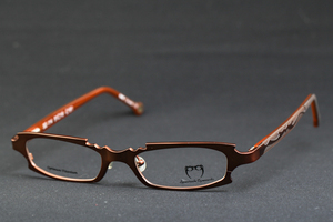 【未使用保管品】Spectacle Eyeworks スペクタクルアイワークス SE114 眼鏡フレーム メタリックブラウン #6680