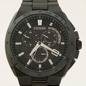 CITIZEN シチズン GN-4W-S 12G Eco-Drive エコドライブ ソーラー RADIO CONTROLLED デイデイト メンズ 腕時計 ブラック文字盤 #15250