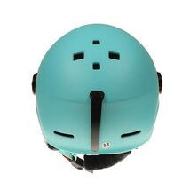 ムーンゴーグルスキーヘルメット一体成形ー Pc + EPS アウトドアスポーツスキースノーボードスケート WHITE 白_画像5