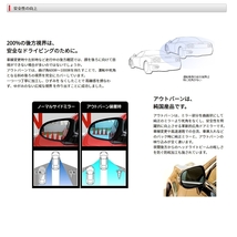 AUTBAHN BMW 3シリーズ E92 2006/09～2010/04 広角ドレスアップサイドミラー アウトバーン ドアミラー 防眩加工 B18_画像4