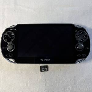 【動作OK】PS Vita PCH-1100 メモリーカード8GB付き