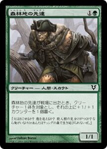 MTG ■緑/日本語版■《森林地の先達/Timberland Guide》アヴァシンの帰還 AVR