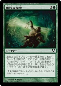 MTG ■緑/日本語版■《巣穴の探査/Lair Delve》アヴァシンの帰還 AVR