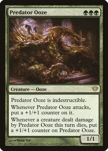 MTG ■緑/英語版■《捕食者のウーズ/Predator Ooze》闇の隆盛 DKA