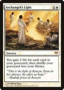 MTG ■白/英語版■《大天使の光/Archangel's Light》闇の隆盛 DKA