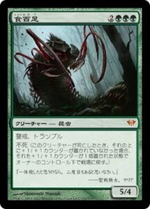 MTG ■緑/日本語版■《食百足/Vorapede》闇の隆盛 DKA