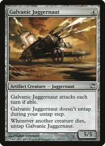 MTG ■無/英語版■《電位式巨大戦車/Galvanic Juggernaut》★FOIL★ イニストラード ISD