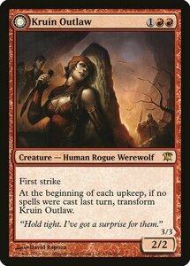 MTG ■赤/英語版■《クルーインの無法者/Kruin Outlaw》★FOIL★ イニストラード ISD