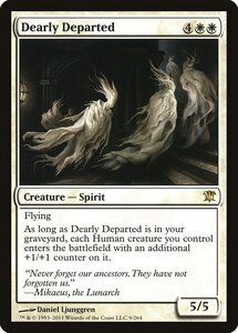 MTG ■白/英語版■《安らかに旅立つ者/Dearly Departed》イニストラード ISD