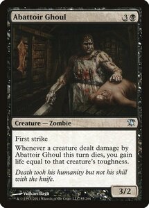 MTG ■黒/英語版■《肉切り屋のグール/Abattoir Ghoul》イニストラード ISD