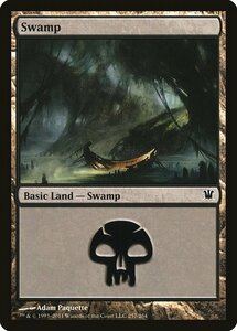 MTG ■土地/英語版■《沼/Swamp》イニストラード ISD