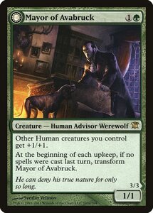 MTG ■緑/英語版■《アヴァブルックの町長/Mayor of Avabruck》イニストラード ISD