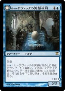 MTG ■青/日本語版■《ルーデヴィックの実験材料/Ludevic's Test Subject》イニストラード ISD