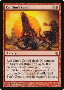 MTG ■赤/英語版■《赤の太陽の頂点/Red Sun's Zenith》ミラディン包囲戦 MBS