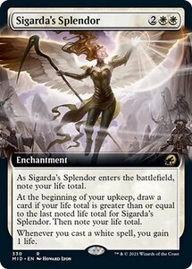 MTG ■白/英語版■ 《シガルダの輝き/Sigarda's Splendor》▲拡張アート▲ イニストラード 真夜中の狩り