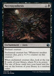 MTG ■黒/英語版■ 《屍合成/Necrosynthesis》★FOIL★イニストラード真夜中の狩り MID