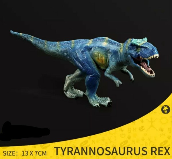 青　ティラノサウルス　匿名配送　フィギュア　 恐竜　USJ ジュラシック　インドミナスレックス　プレゼント　インテリア　七夕
