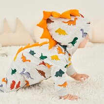 ベビー 恐竜 着ぐるみ ロンパース 赤ちゃん カバーオール 怪獣 変身_画像9