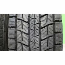 ダンロップ WINTER MAXX SJ8 225/70R16 4本／2017年製9分山スタッドレスタイヤ／特筆すべき損傷なし／帯広市手渡し可／エスクード XC90等に_画像5