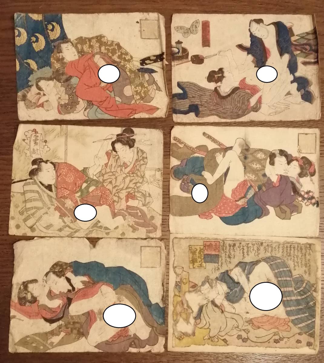 Ukiyo-e, woodblock prints, nishiki-e, erotic books, 6 sheets, pillow painting, Harumiya-zu, woodblock prints, secret paintings, search: Kuniyoshi, Kunisada, Yoshitoshi, Hiroshige, Eisen, Utamaro, Painting, Ukiyo-e, Prints, others