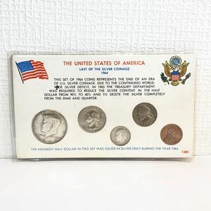 アメリカ リバティ LIBERTY リバティー 1964 銀貨セット ケネディ 50セント ハーフダラー モダンコイン