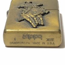 ZIPPO ジッポー Marlboro the original マルボロ ジッポライター カウボーイ ロデオ メタル貼り サイドロゴ 箱付き_画像6