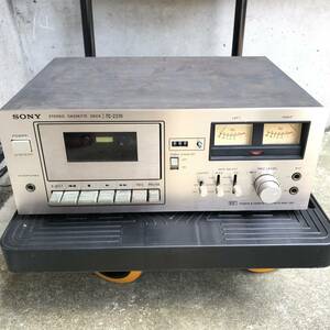 【通電OK】SONY ソニー TC-2310 ステレオ カセットデッキ オーディオ機器