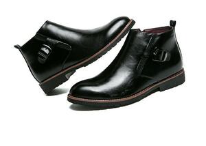 *NEW* men's Tb10314-24.0cm/38 short boots Work boots side fastener business shoes black (2 color )