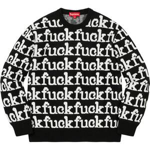 Supreme Fuck Sweater "Black" L シュプリーム ファック セーター ニット スウェット "ブラック" Lサイズ