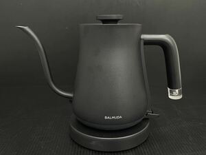 (627d8)BALMUDA バルミューダ 電気ケトル ドリップポット 細口 ザ・ポット ブラック The Pot K02A-BK スタイリッシュ 0.6l 動作確認
