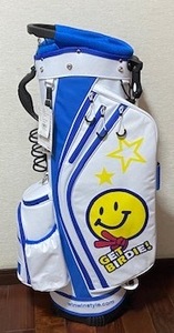 ☆未使用☆ウィンウィン GET BIRDIE! LIGHT WEIGHT STAND BAG CB-102(WH)ゲットバーディー スタンドバッグ