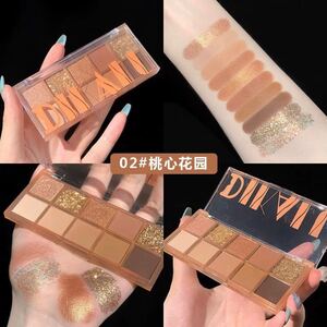 DIKALU 10色アイシャドウパレット #02