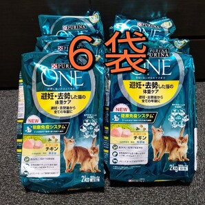 ピュリナワン 避妊 去勢後から全ての年齢に チキン 2kg×6袋 12kg