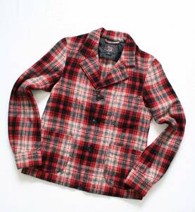 【 WOOLRICH WOOLEN MILLS ウールリッチ ウーレンミルズ 】チェック 起毛ウール 3B ジャケット XS テーラード ネペンテス アメカジ