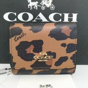 新品未使用 coach コーチ アニマル 柄 財布