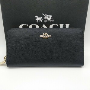 ラスト一点 新品未使用 coach コーチ ブラック 財布